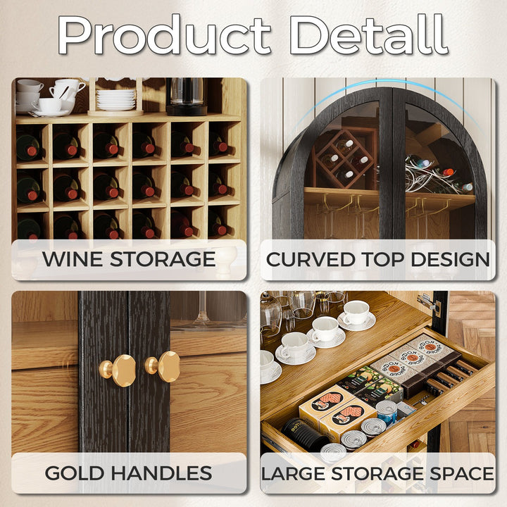Yui Tall Bar Unit | Natural