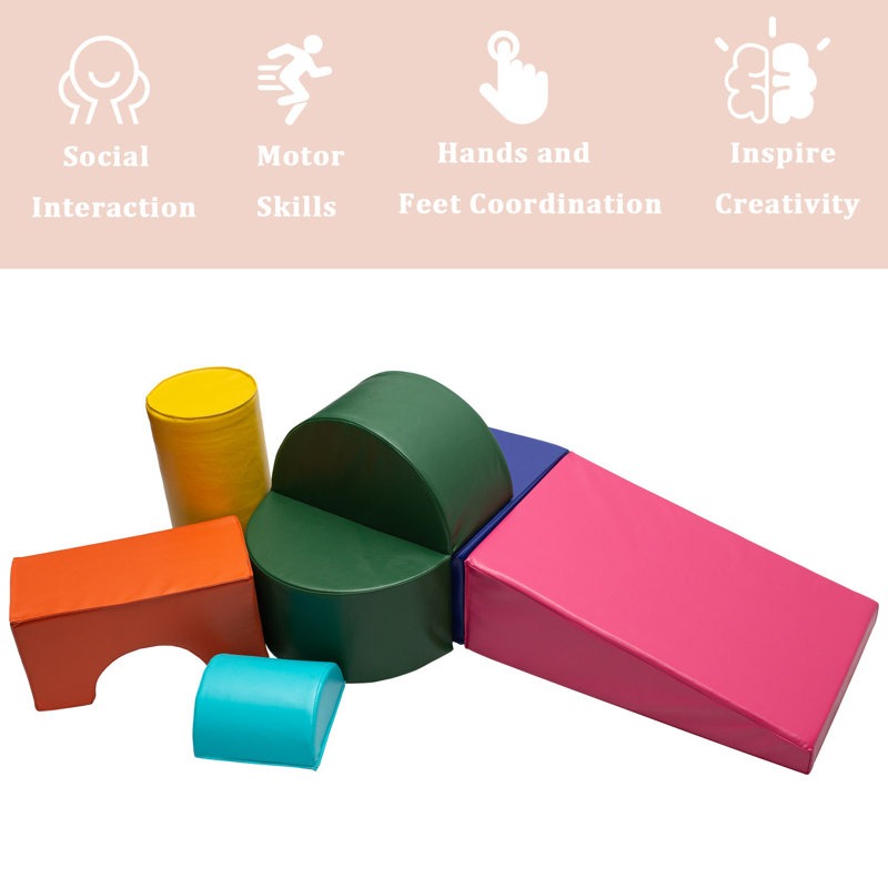 Zuhu Softplay Climber Playset 6-Piece