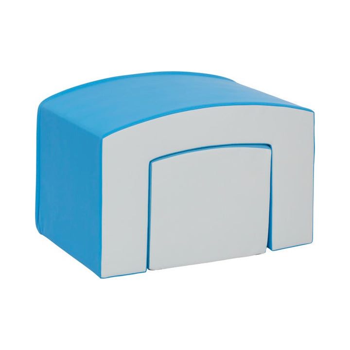 Jao Softplay Tunnel Playset 2-Piece White|Blue