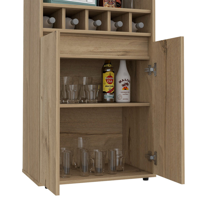 Haruka Tall Bar Unit | Natural