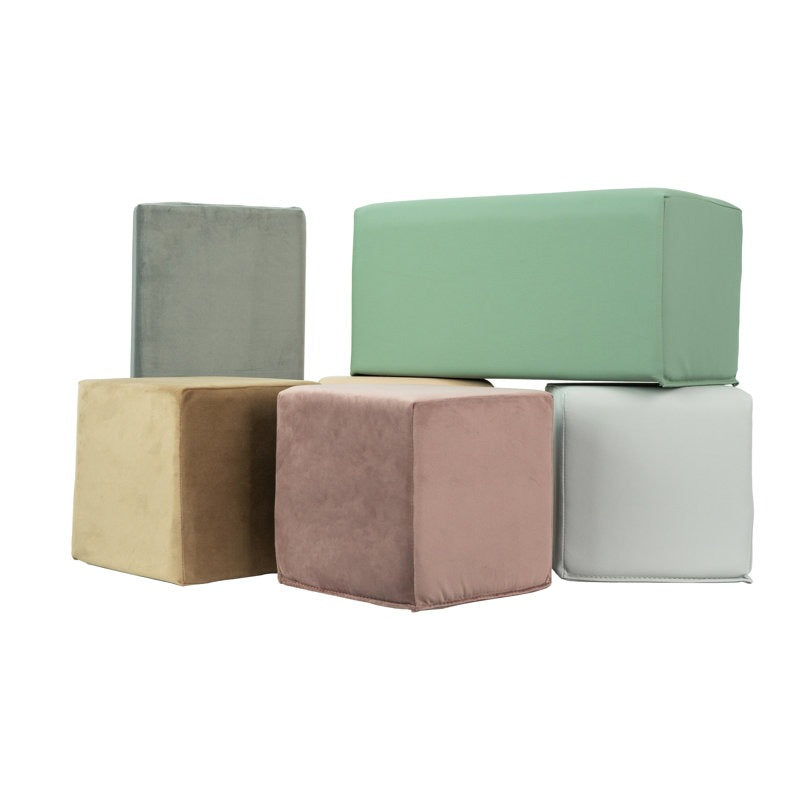 Gans Softplay Block Playset 6-Piece Green|Brown