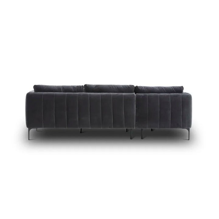 Aziel L shape Sofa | Grey | Facing Left