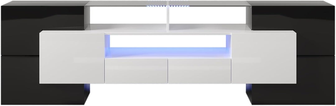 Small Goods TV Stand | White & Black