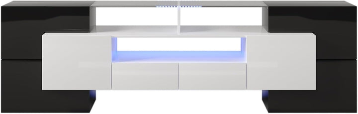 Small Goods TV Stand | White & Black