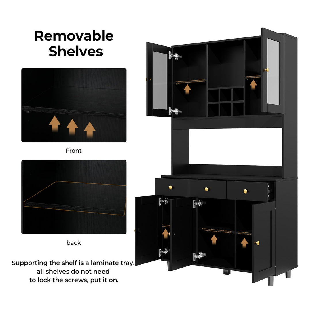 Liang Tall Bar Unit | Black
