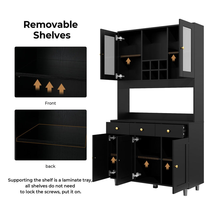 Liang Tall Bar Unit | Black