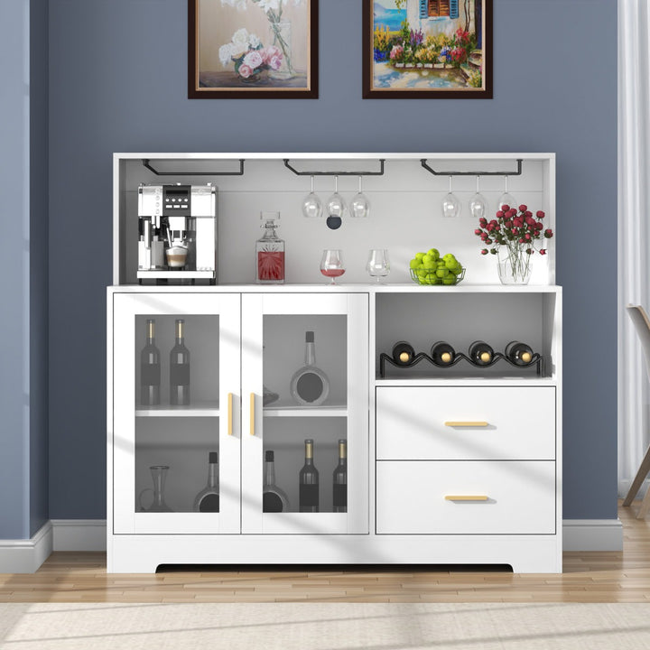 Ayaka Bar Cabinet | White