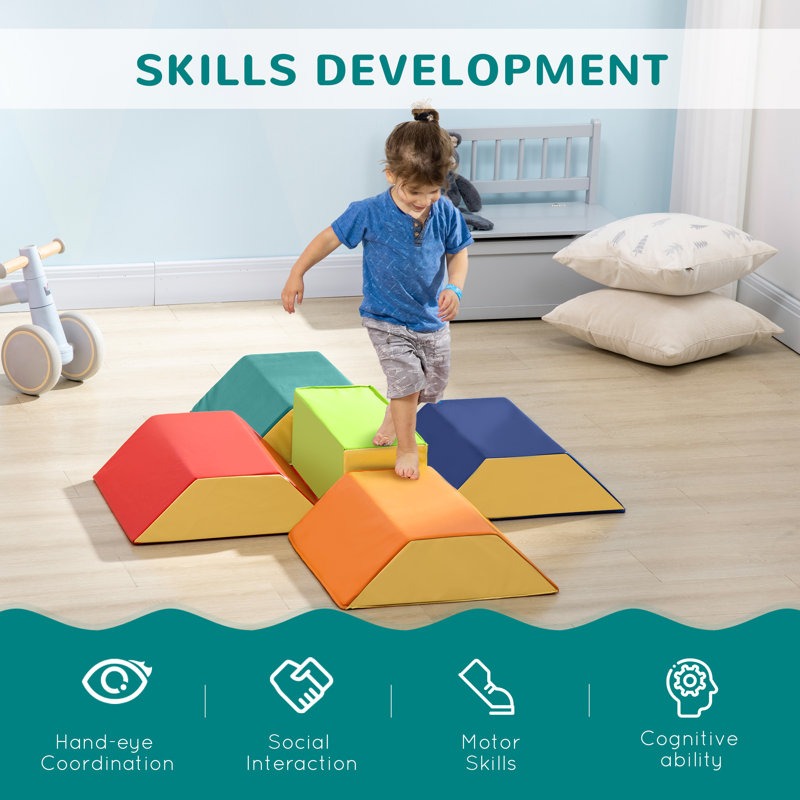 Box Softplay Blocks Playset 5-Piece