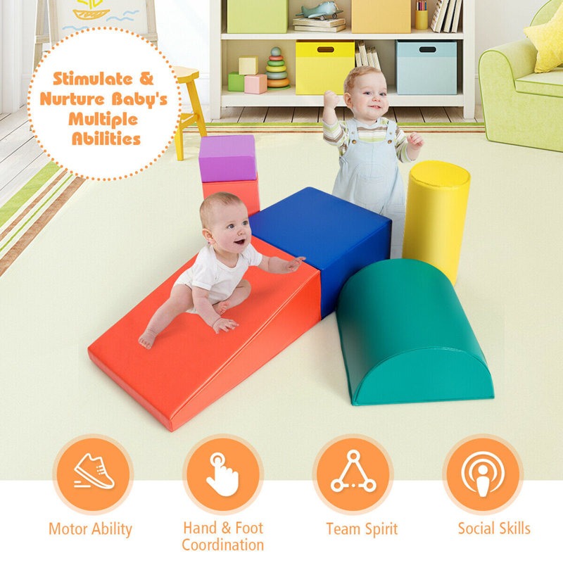 Bble Softplay Block Playset 6-Piece