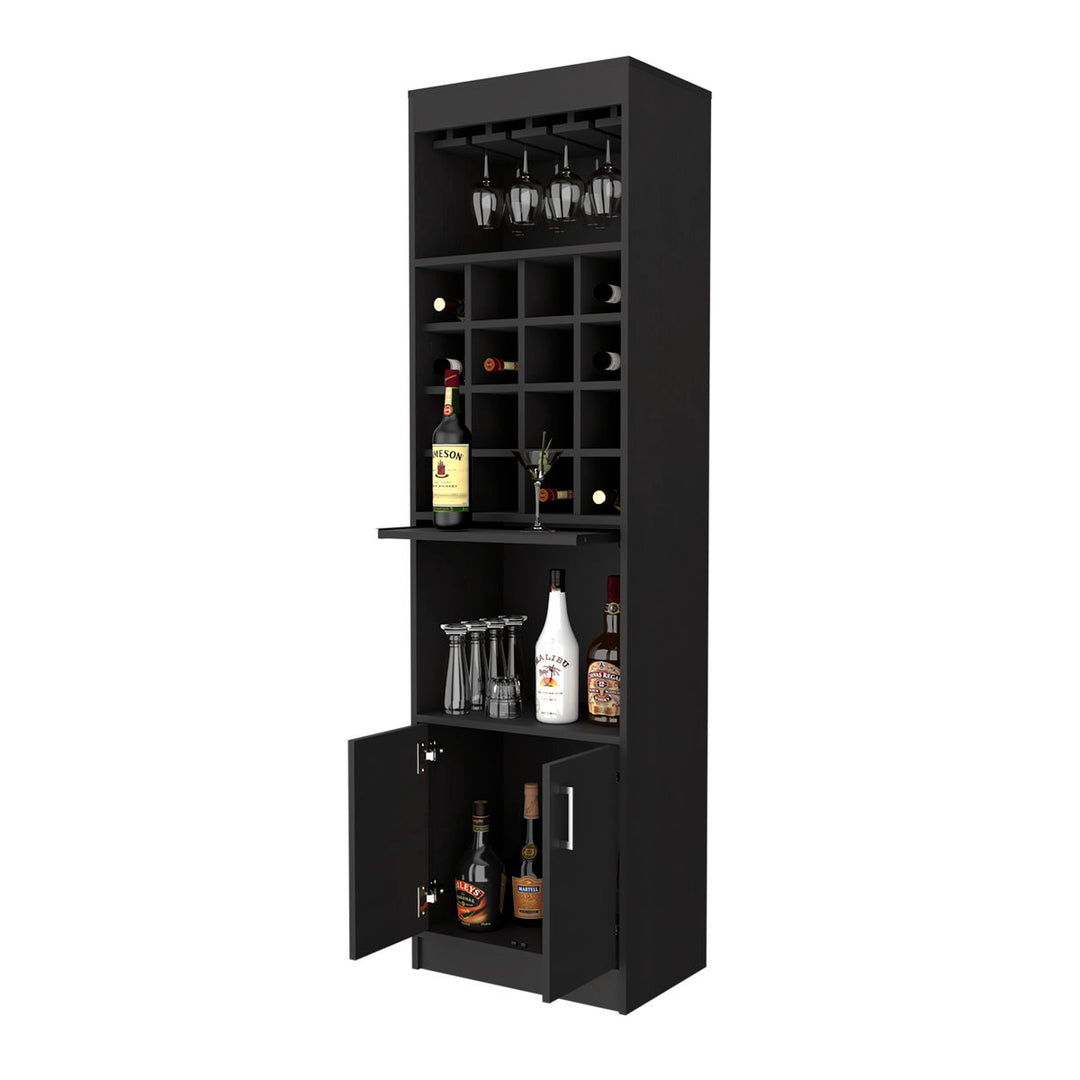 Riko Tall Bar Unit | Black