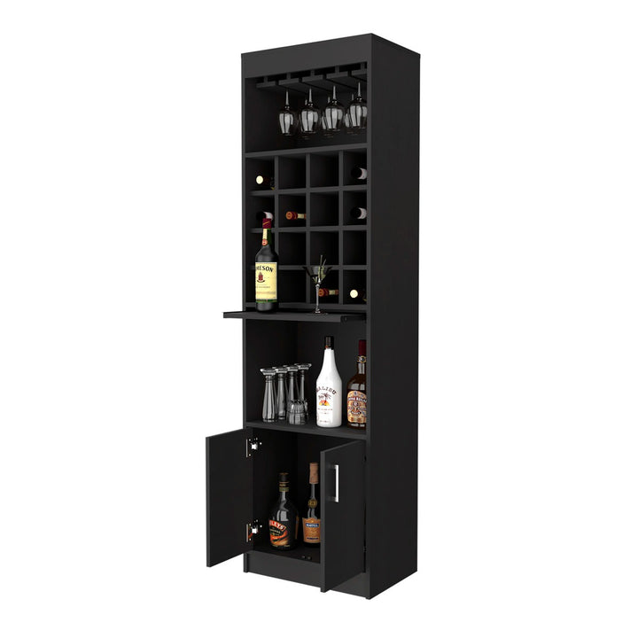 Riko Tall Bar Unit | Black