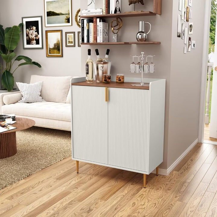 Emi Bar Cabinet | White