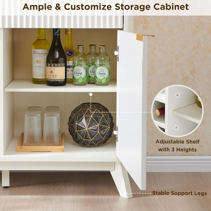 Zhi Bar Cabinet | White