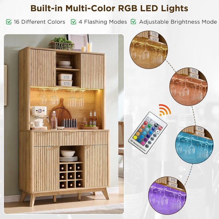 Aiko Tall Bar Unit | Natural