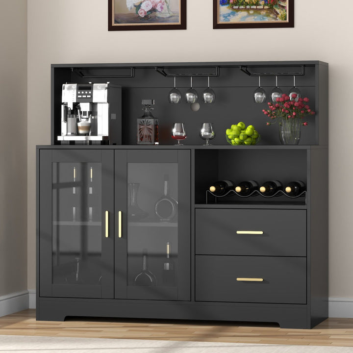 Ayaka Bar Cabinet | Black