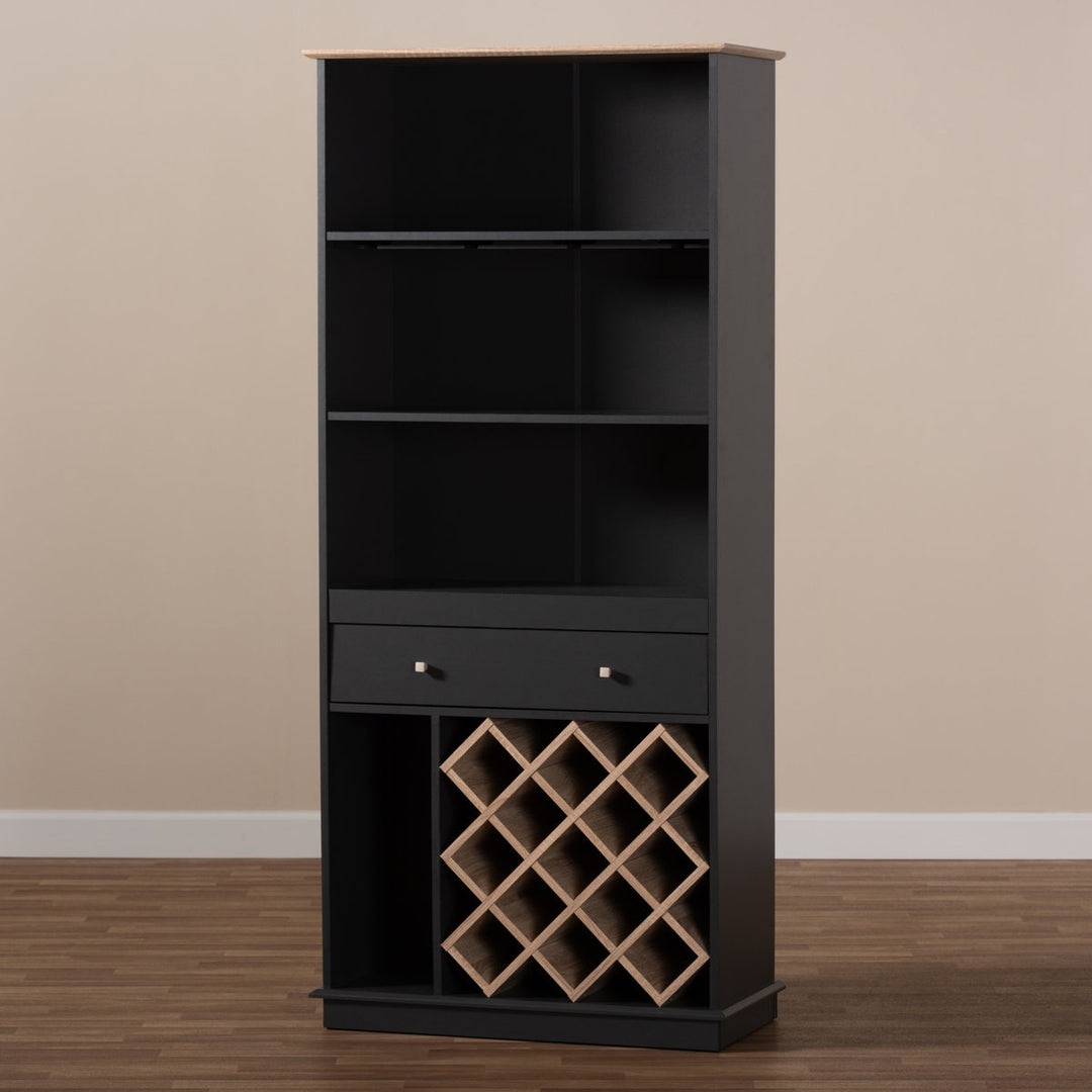 Nisto Tall Bar Unit | Black