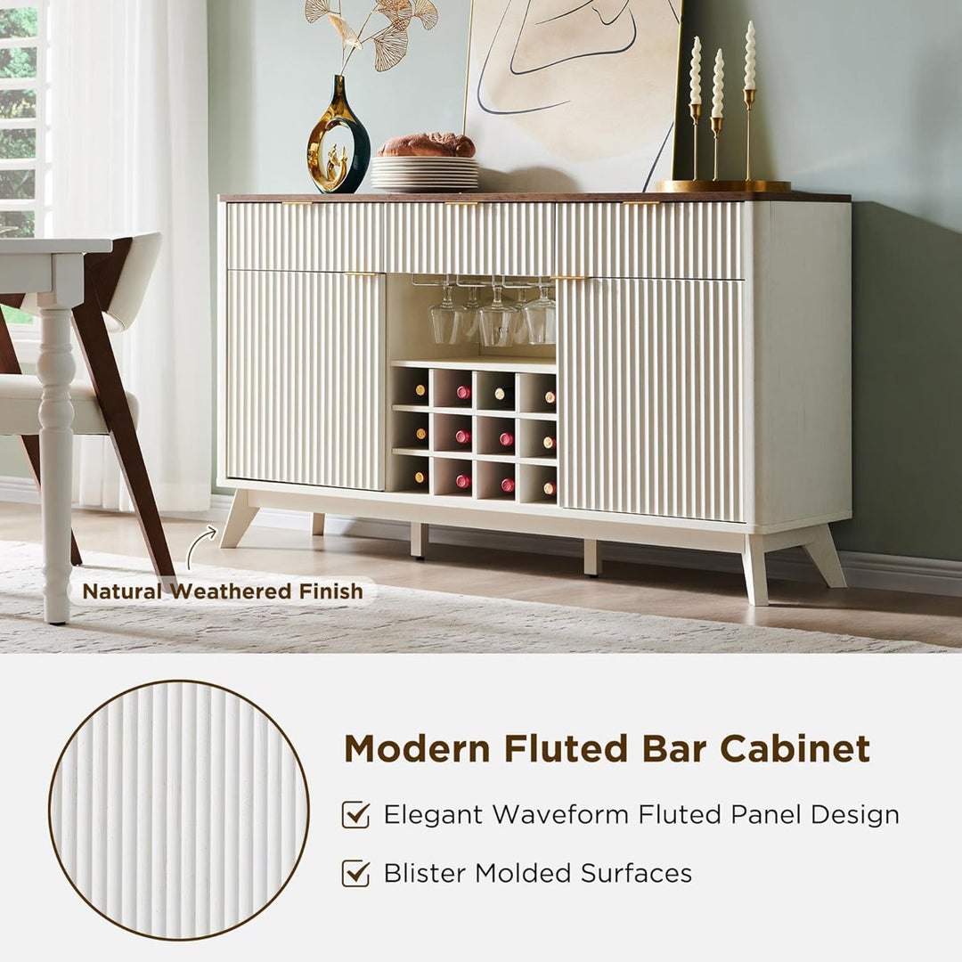 Zhi Bar Cabinet | White