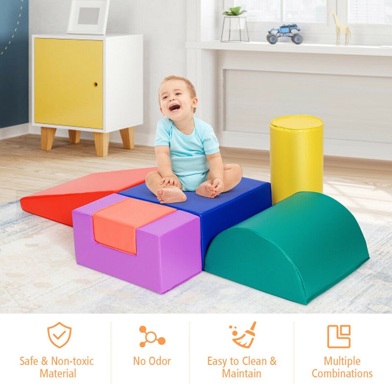 Bble Softplay Block Playset 6-Piece