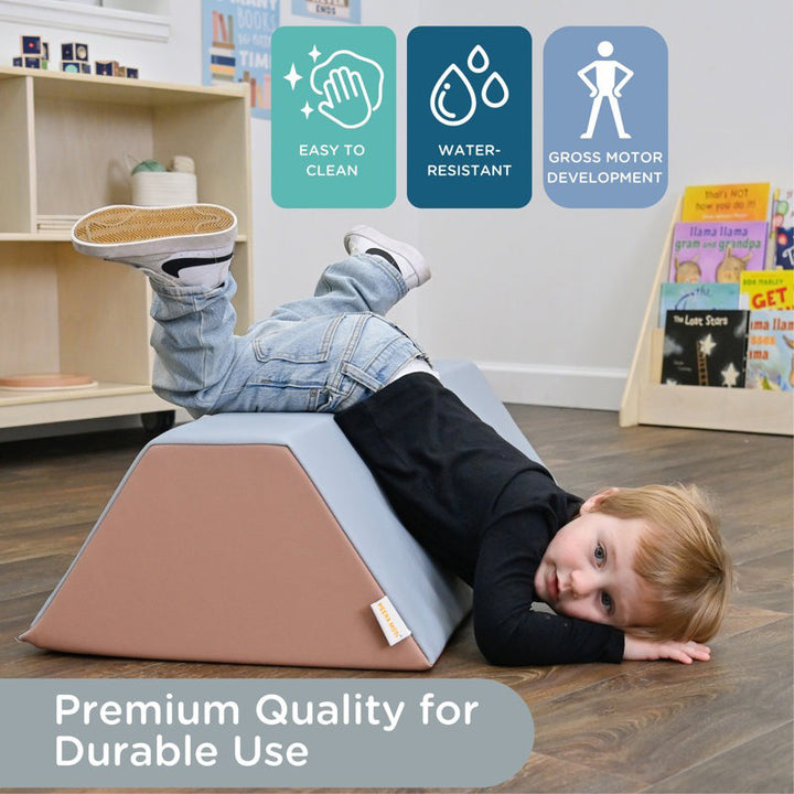 Beam Softplay Balance Beam Block Grey