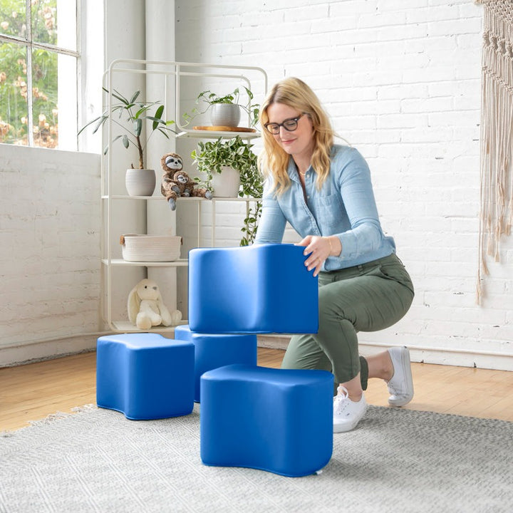 Bunk Softplay Block Playset 2-Piece Blue