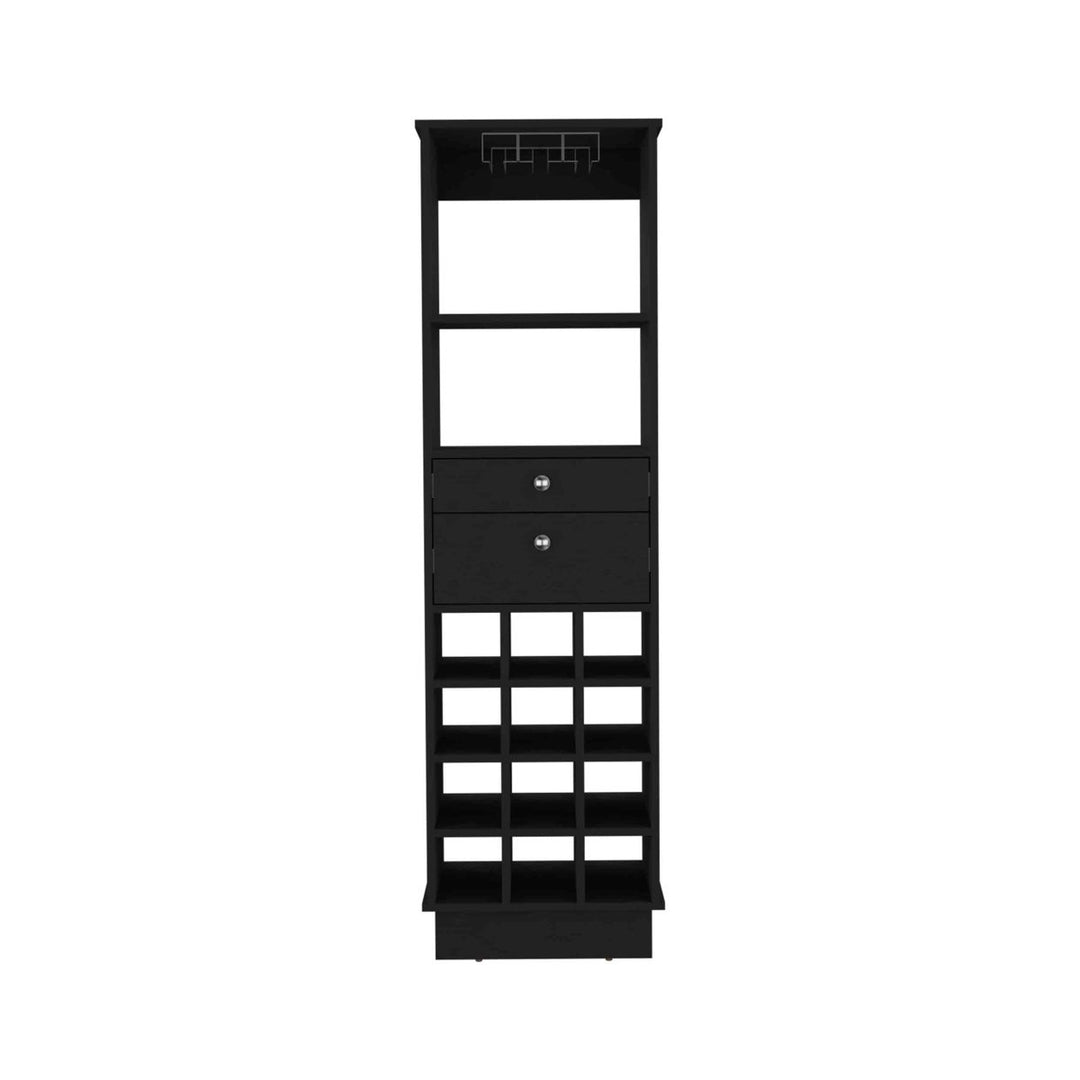 Reina Tall Bar Unit | Black