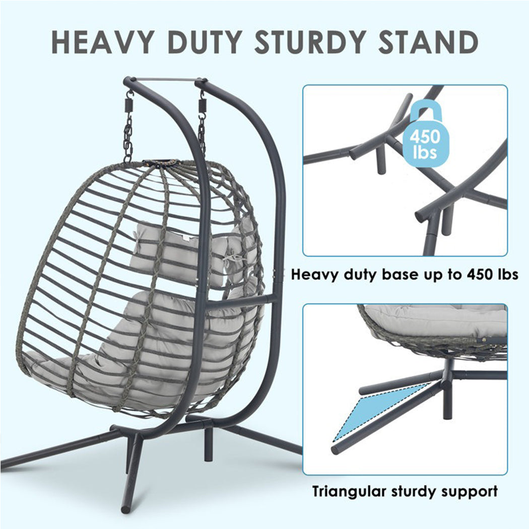 Kota Swing Chair with Stand