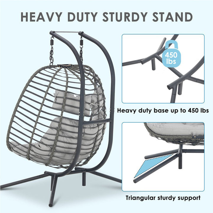 Kota Swing Chair with Stand