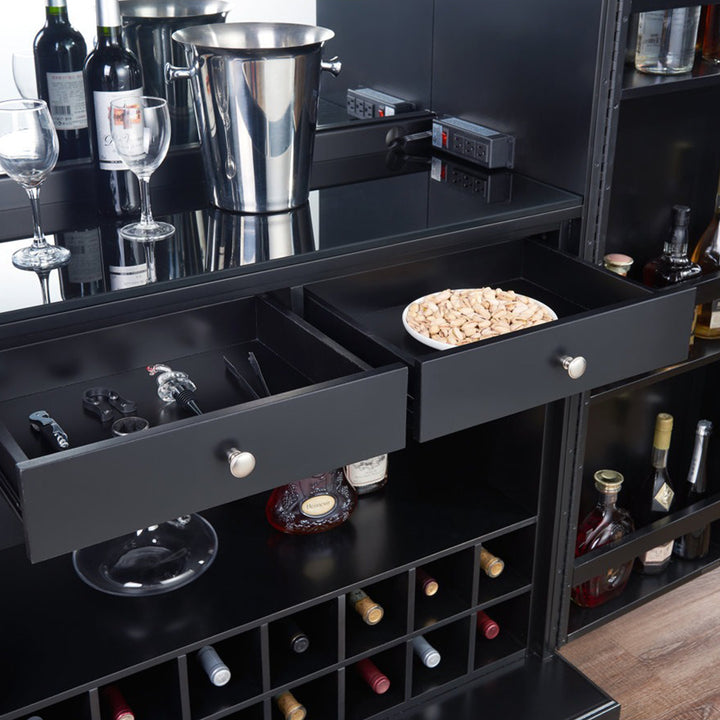 wei Tall Bar Unit | Black