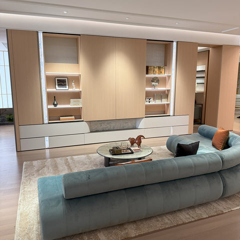 Modular tv unit in living room