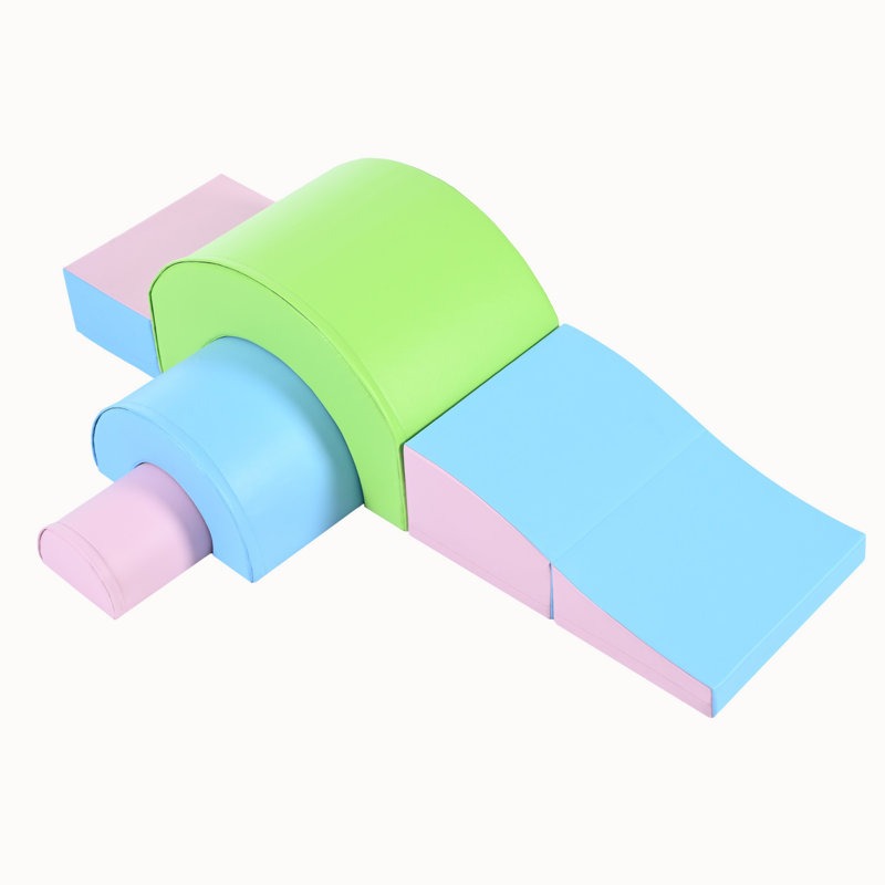 Nara Softplay Climber Playset 5-Piece Blue|Green|Pink