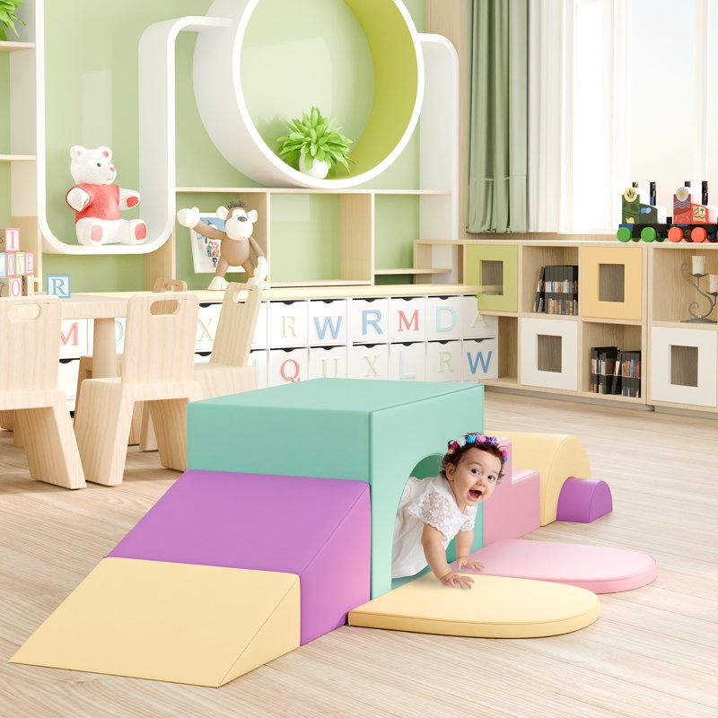 Nook Softplay Climber Playset 5-Piece Pink|Purple|Blue|Yellow