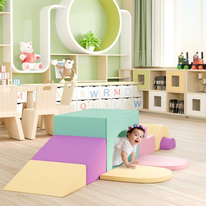 Nook Softplay Climber Playset 5-Piece Pink|Purple|Blue|Yellow