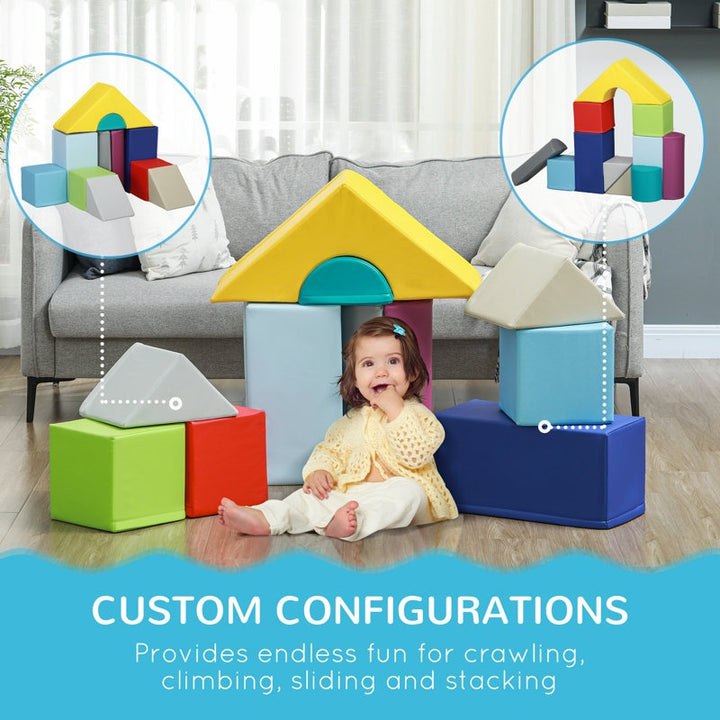 Cozy Softplay Block Shape Playset 11-Piece