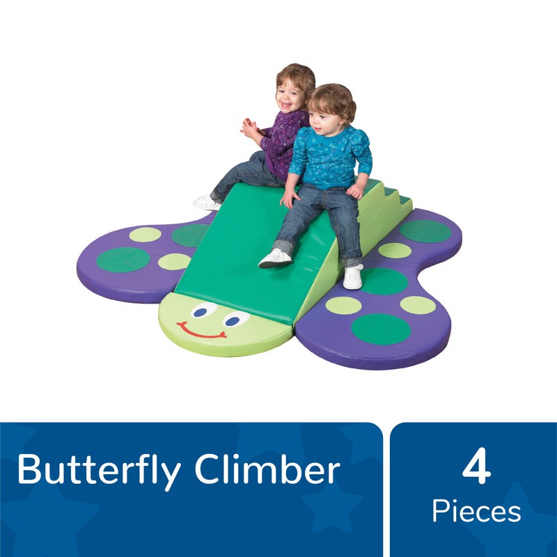 Butterfly SoftPlay Climber Playset 4-Piece