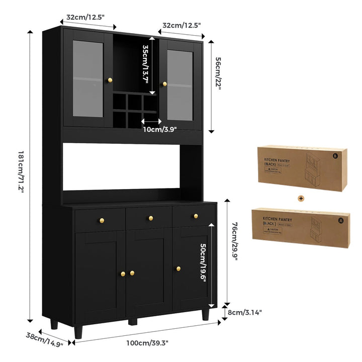 Liang Tall Bar Unit | Black