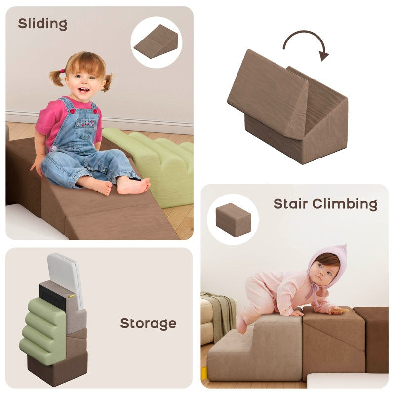 Gogo Softplay Climber Playset 6-Piece