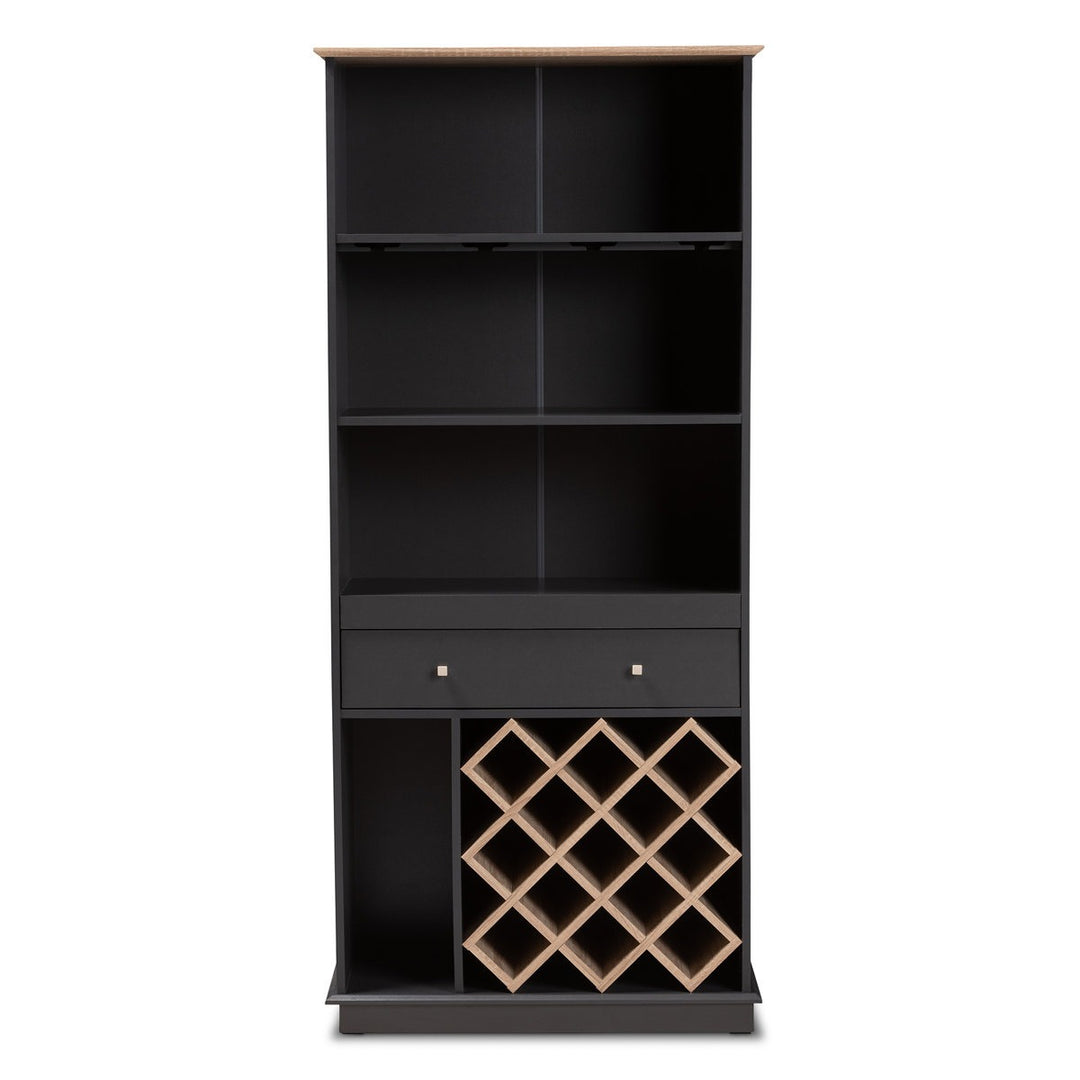 Nisto Tall Bar Unit | Black