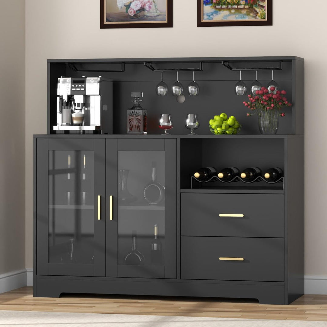 Ayaka Bar Cabinet | Black
