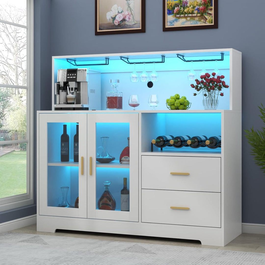 Ayaka Bar Cabinet | White