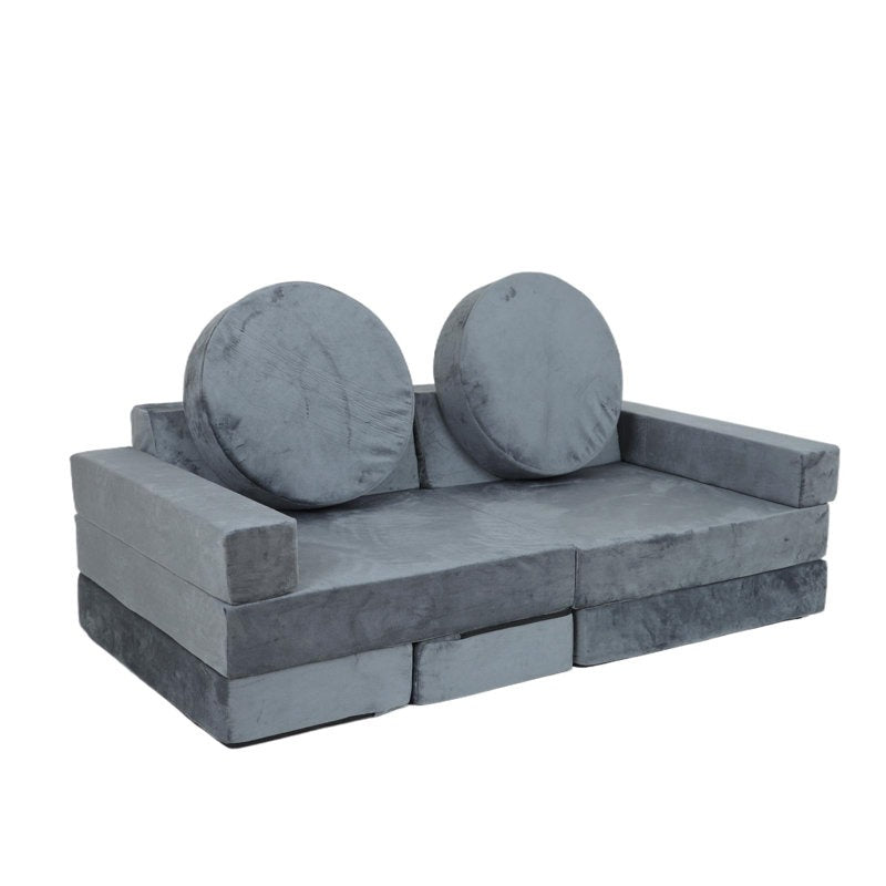 Monster Softplay Block Playset 14-Piece Grey