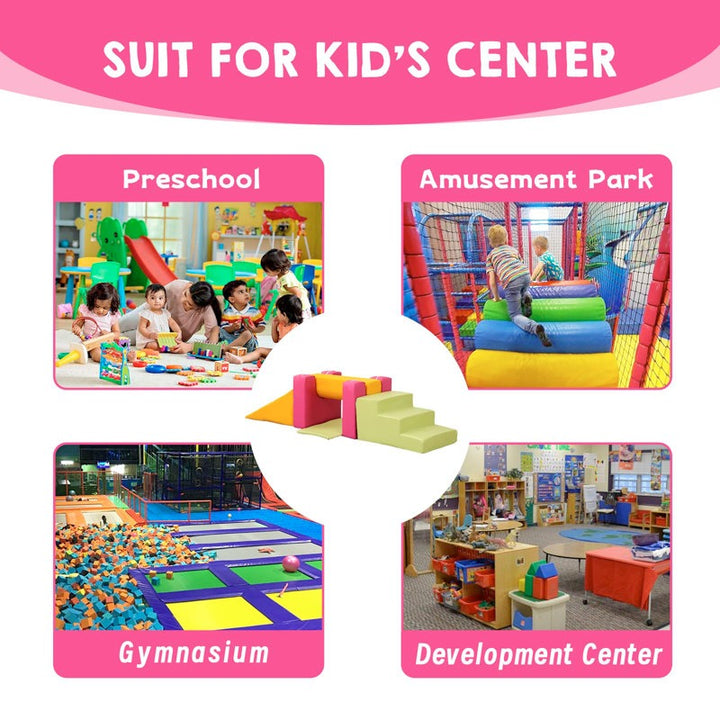 Luhu Softplay Climber Playset 6-Piece