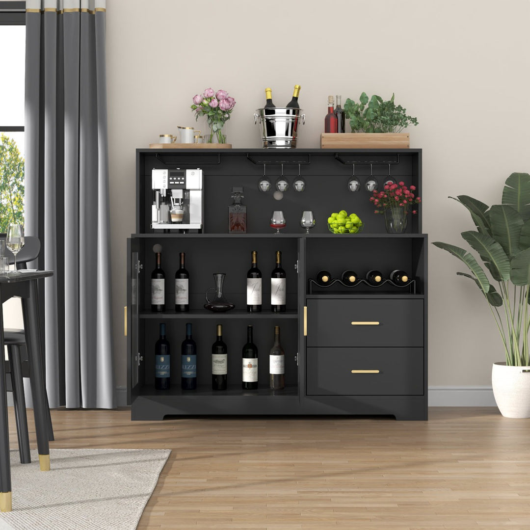 Ayaka Bar Cabinet | Black
