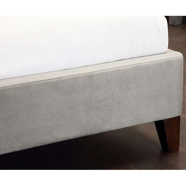 Kyle Bed Without Storage | King | Grey Fabric