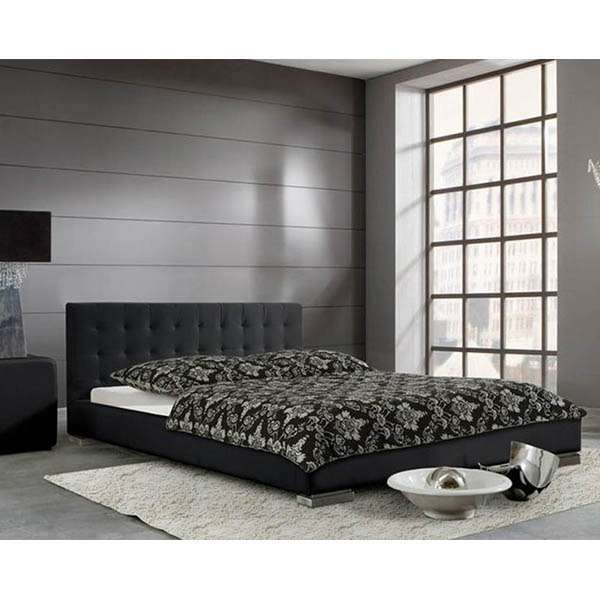 AI Bed Without Storage | Queen Size | Black