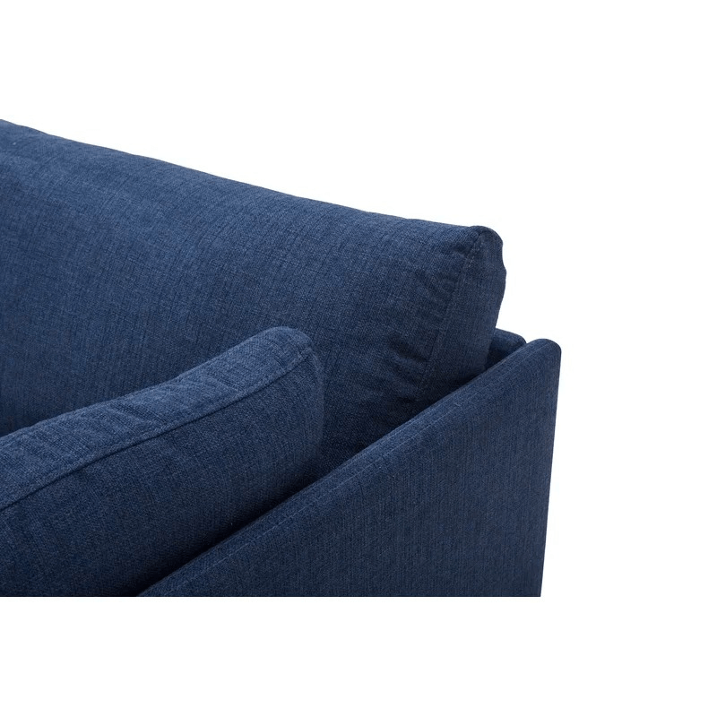 Union L Shape Sofa | Blue | Facing Left