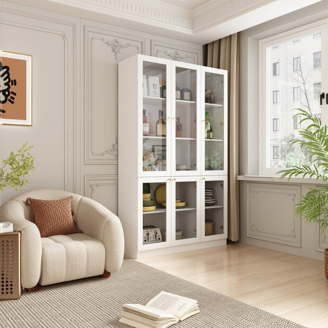 Tomo Tall Crockery Unit | White