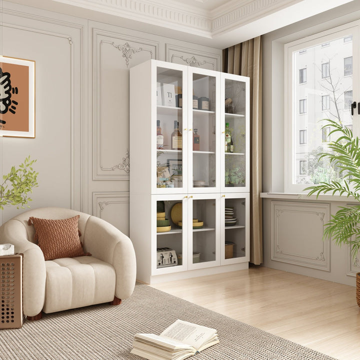 Tomo Tall Crockery Unit | White