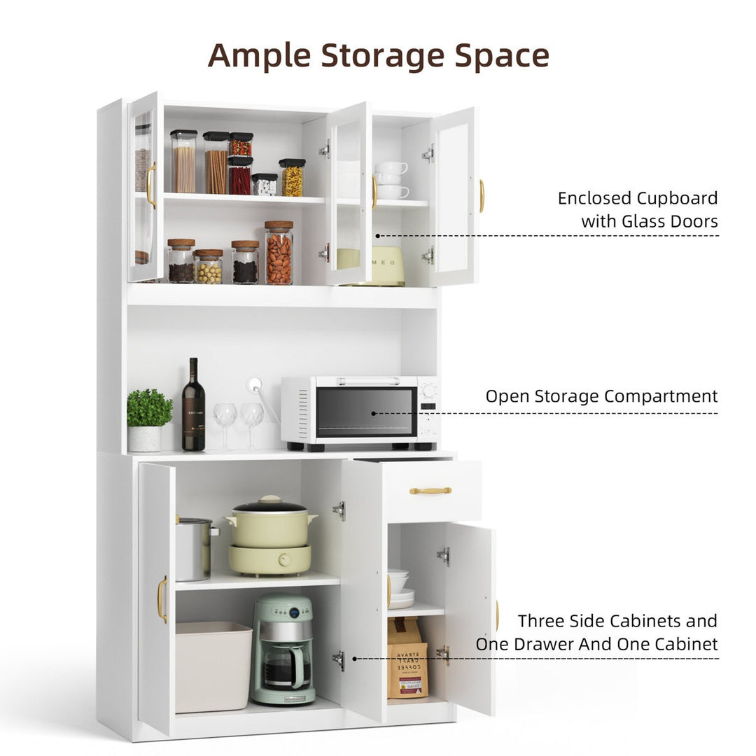Ren Tall Crockery Unit | White