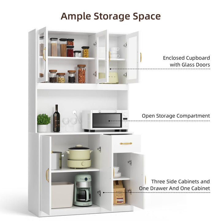 Ren Tall Crockery Unit | White