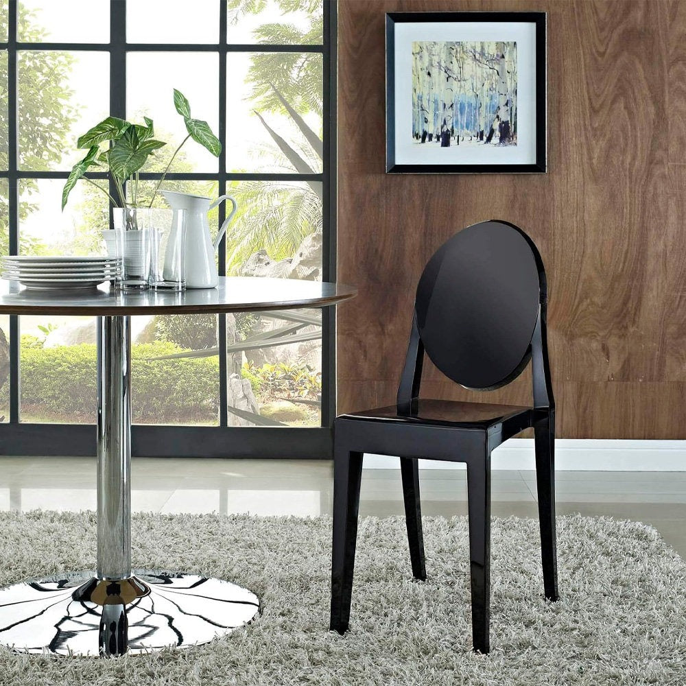 Mathilda Acrylic Chair | Black